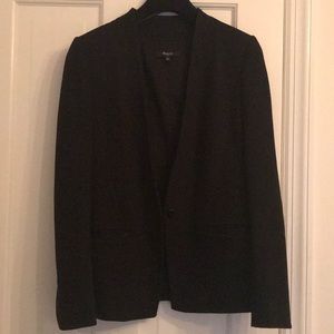 Madewell stretch blazer, black 0